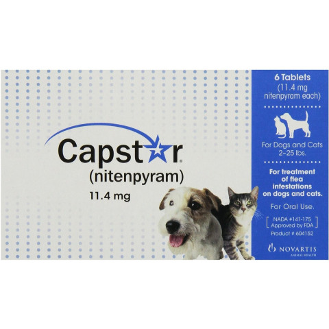 Capstar Flea Tablets (Nitenpyram) 2x Responsive