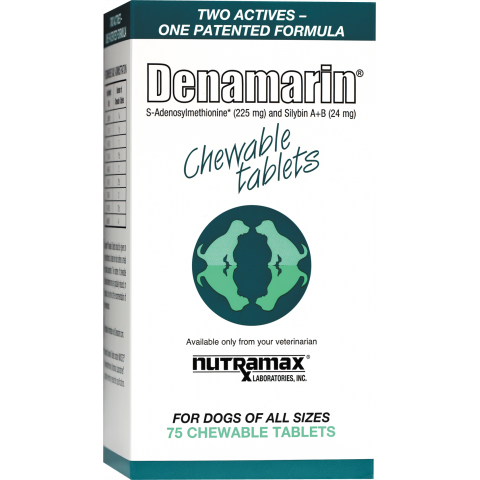 Denamarin Chewable Tabs 75ct for Dogs 1 Pack