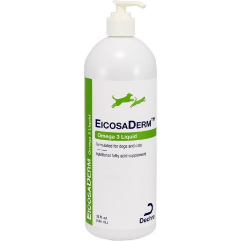EicosaDerm Omega 3 Liquid Dog & Cat Nutritional Supplement