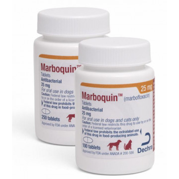 Marboquin (marbofloxacin) Tablet 25 mg Category