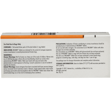 Incurin Tablets 1mg back