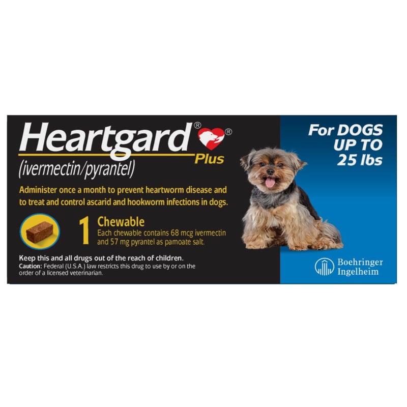 Heartgard Plus 1-25 lbs 1 dose