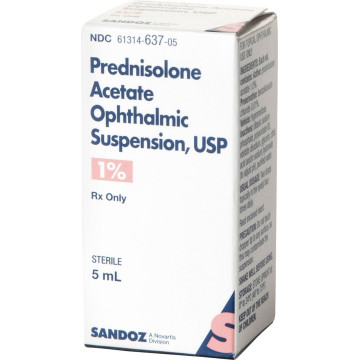 Prednisolone Acetate 1% Ophthalmic Suspension 5ml Category